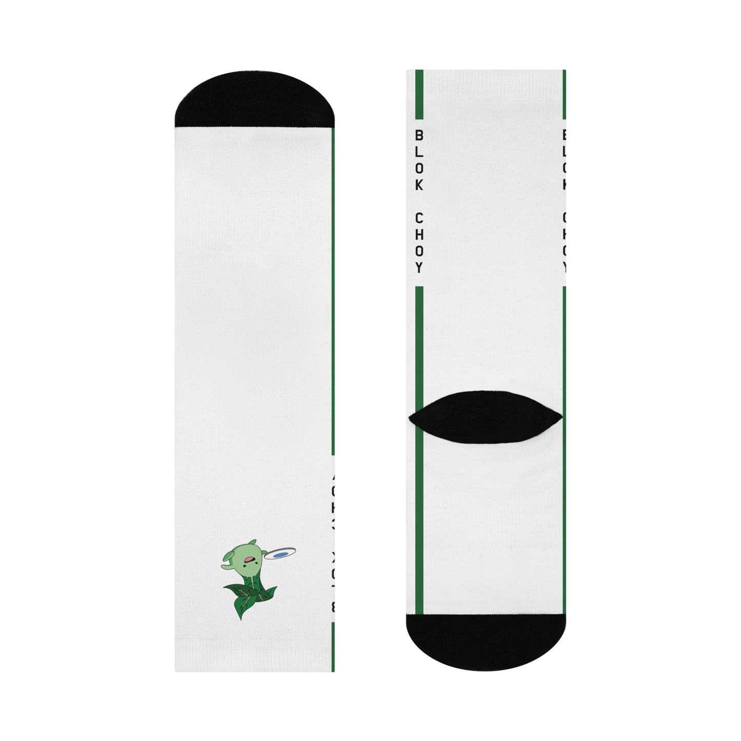 Blok Choy Crew Socks