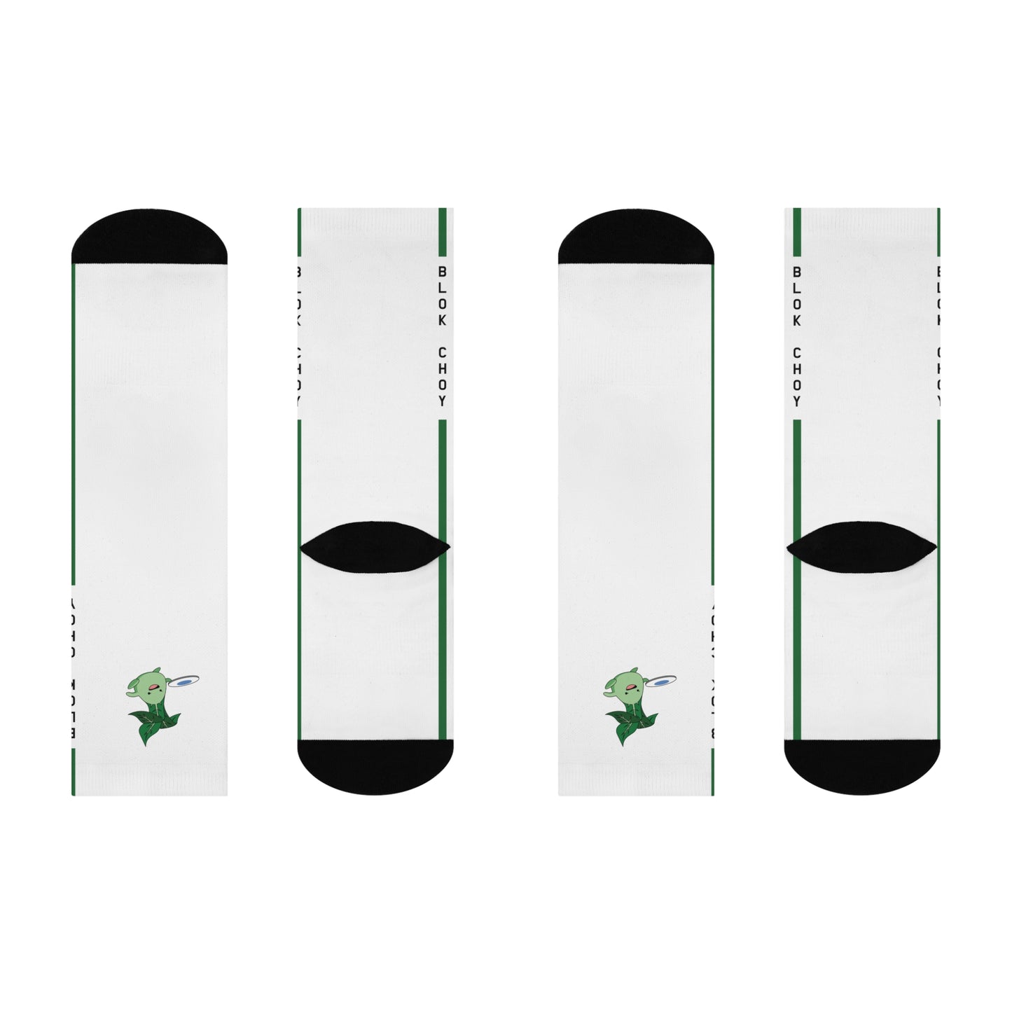 Blok Choy Crew Socks