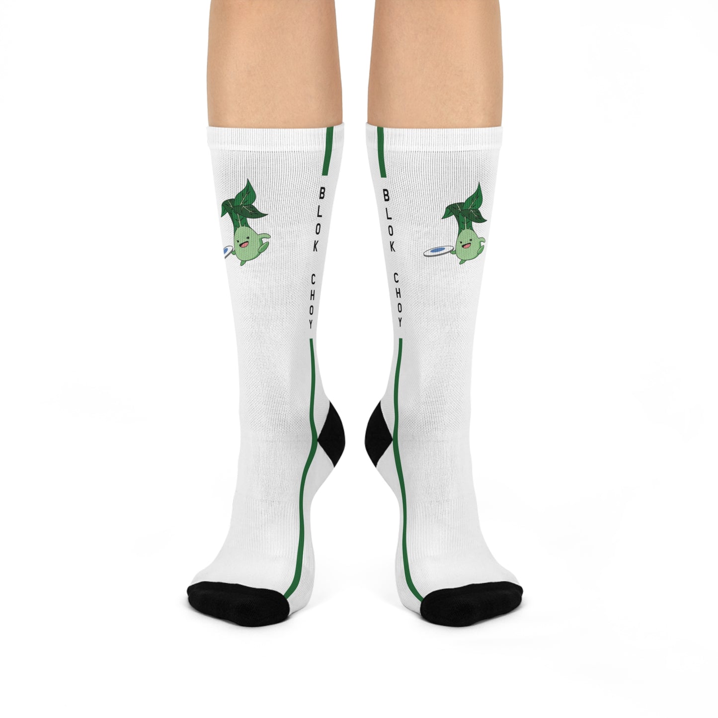 Blok Choy Crew Socks